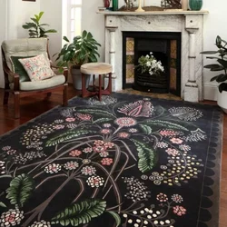 Retro Decorate Living Room Carpet Nordic Bedroom Bedside Soft Floor Mat Non-slip Cloakroom Coffee Table Plush Rug Ковер Tapis 러그