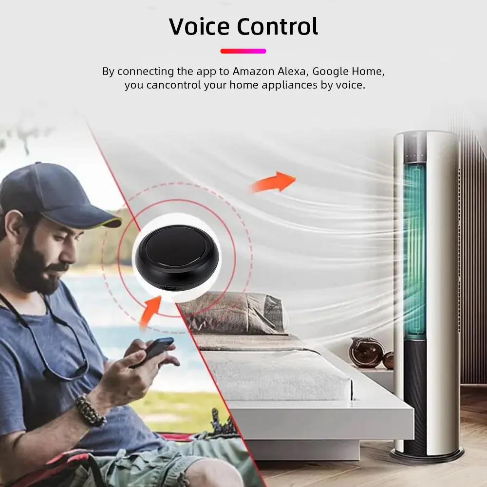 Tuya IR Smart Remote Control Universal App Voice Control For Air Conditioner Television Support Infrared And Wifi Device