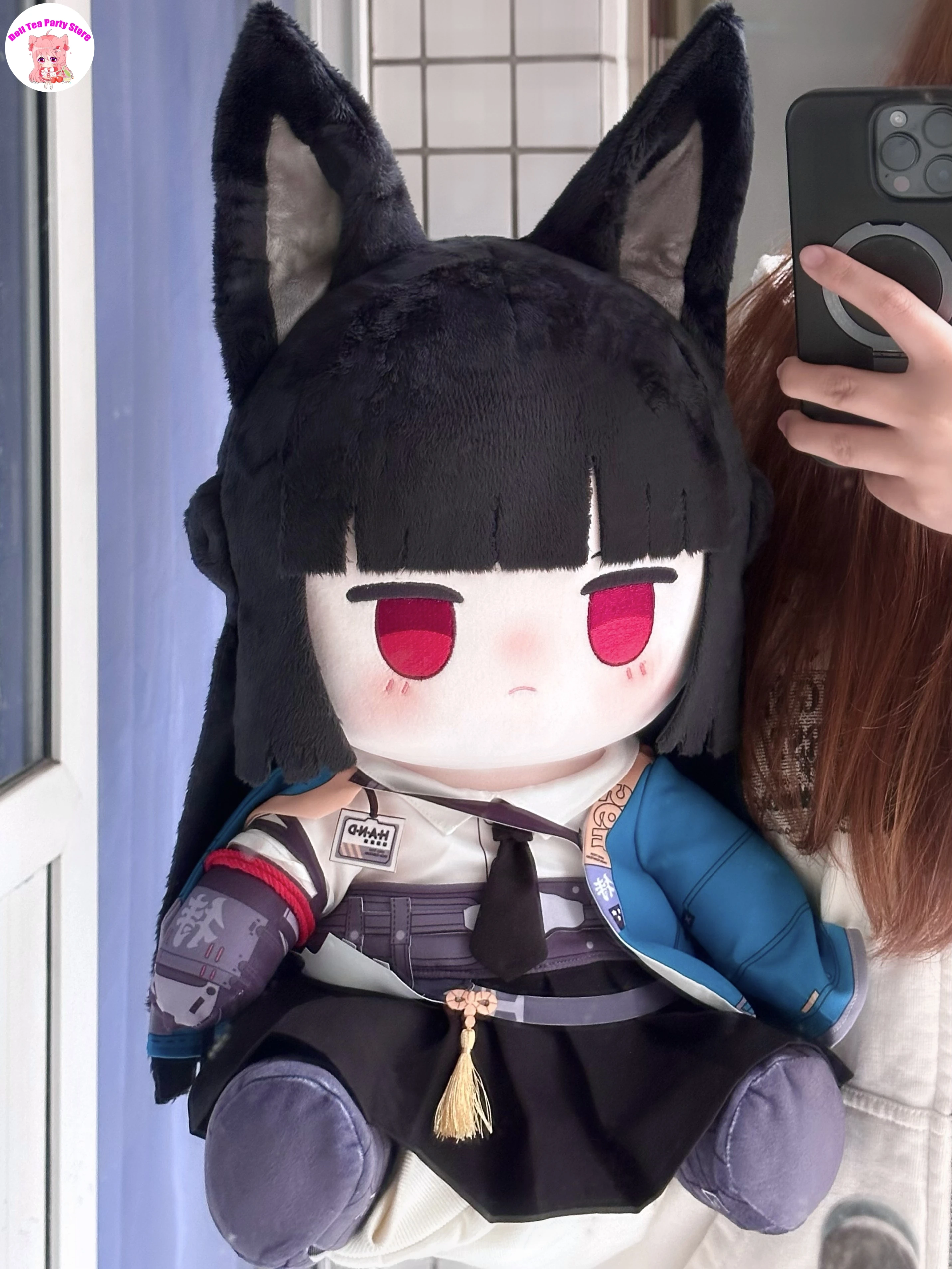 Anime Hoshimi Miyabi Figuren Poppen Zenless Zone Nul Pluche Gevulde Pop Lichaam Kussen Dress Up Plushie Speelgoed 40CM Kerstcadeau