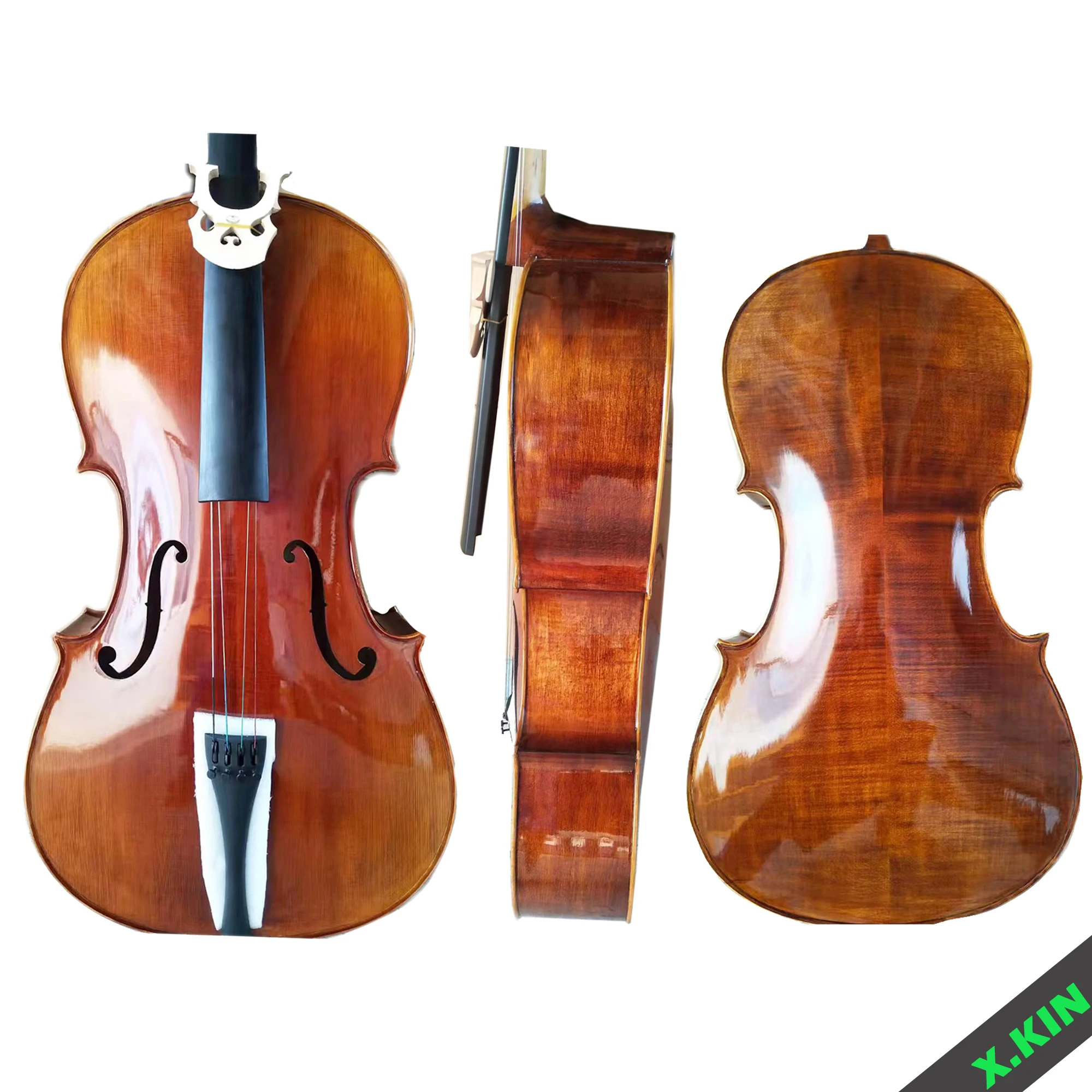 

Glossy Pattern Cello 4/4 Cost-Effective Handmade Cello