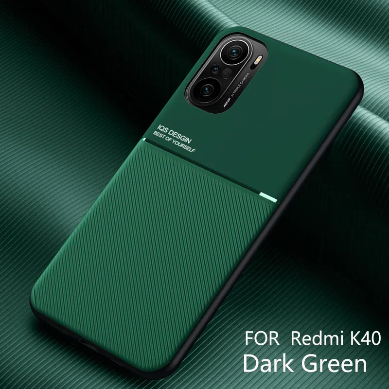 For Xiaomi Poco F3 Case Car Magnetic Holder Leather Plate Back Cover For Pocophone Little Poco F3 F 3 PocoF3 F3poco Phone Cases