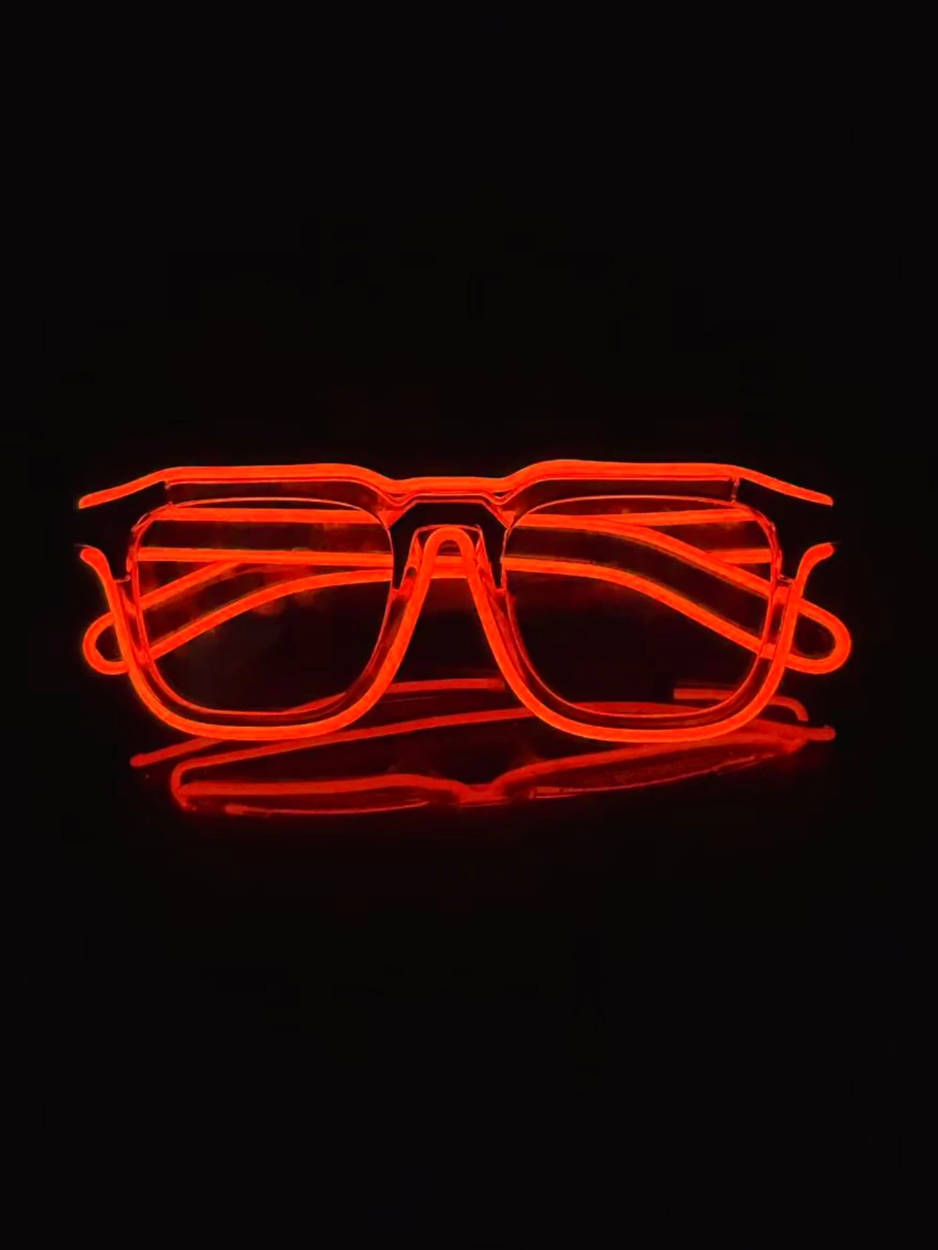 Wireless EL luminous glasses disco luminous LED online celebrity sunglasses pixel KTV bar atmosphere concert flash.