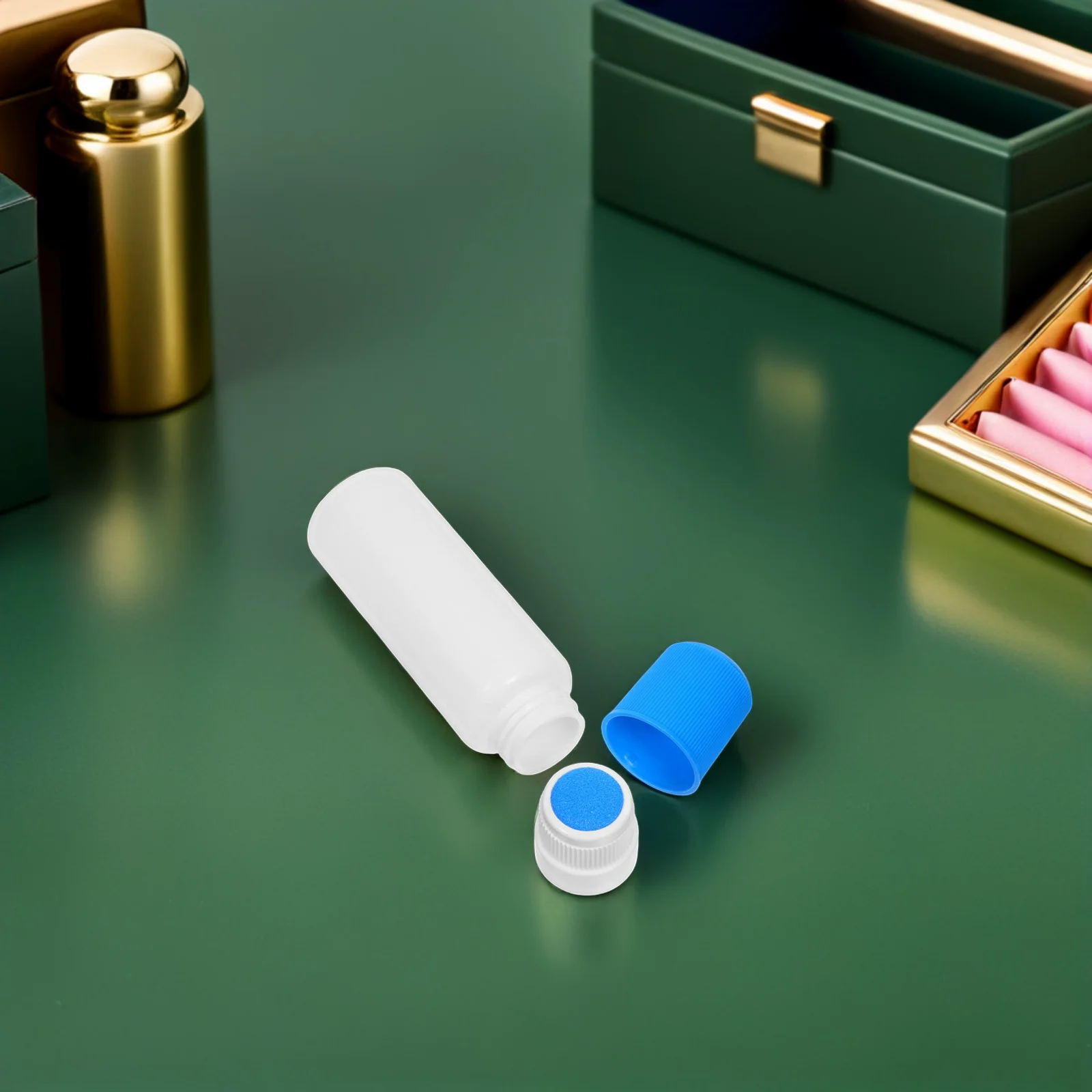 10Pcs Sponge Head Applicator Bottle 65Ml Refillable Lightweight Container for Perfume Hair Oil Paint Essential Oil Applicator