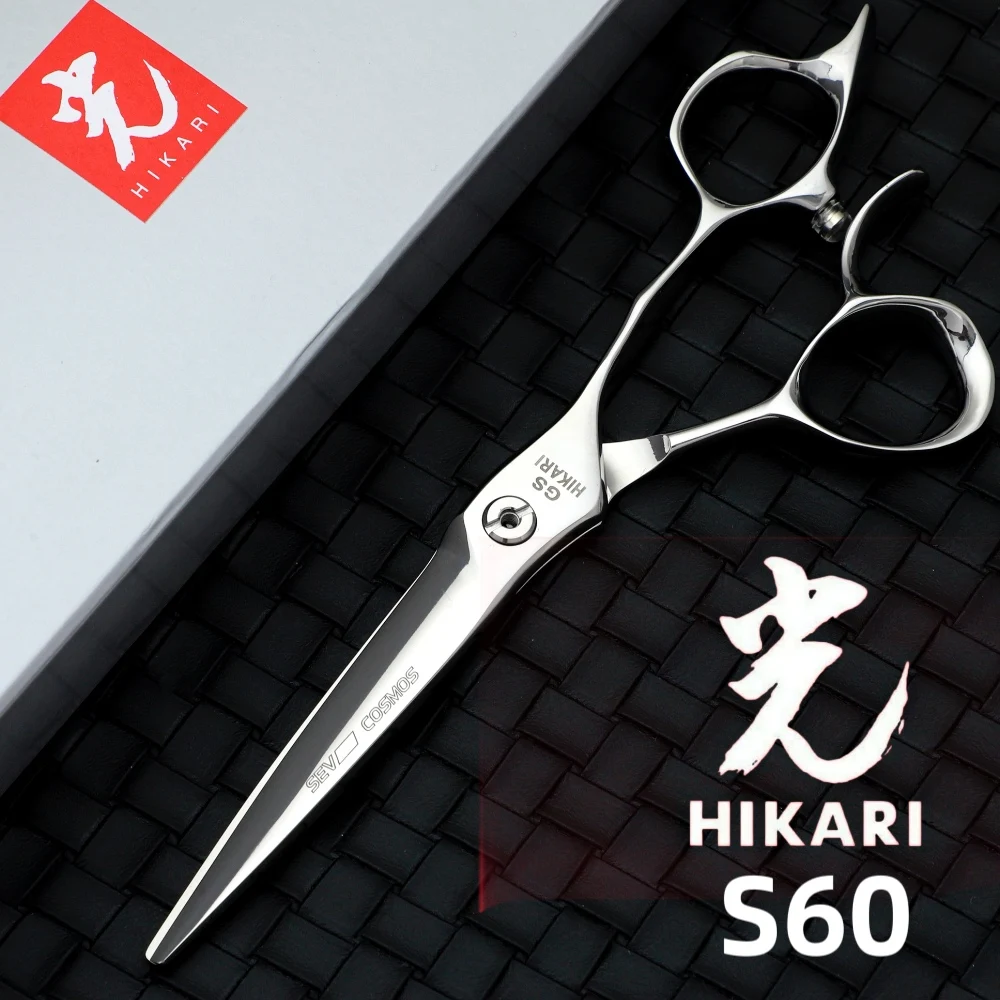 Japan HIKARI S60 Professional Hair Scissors Hairstylist Special 5.5 6.0 6.5 7inch Scissors Flat Scissors Comprehensive Scissors