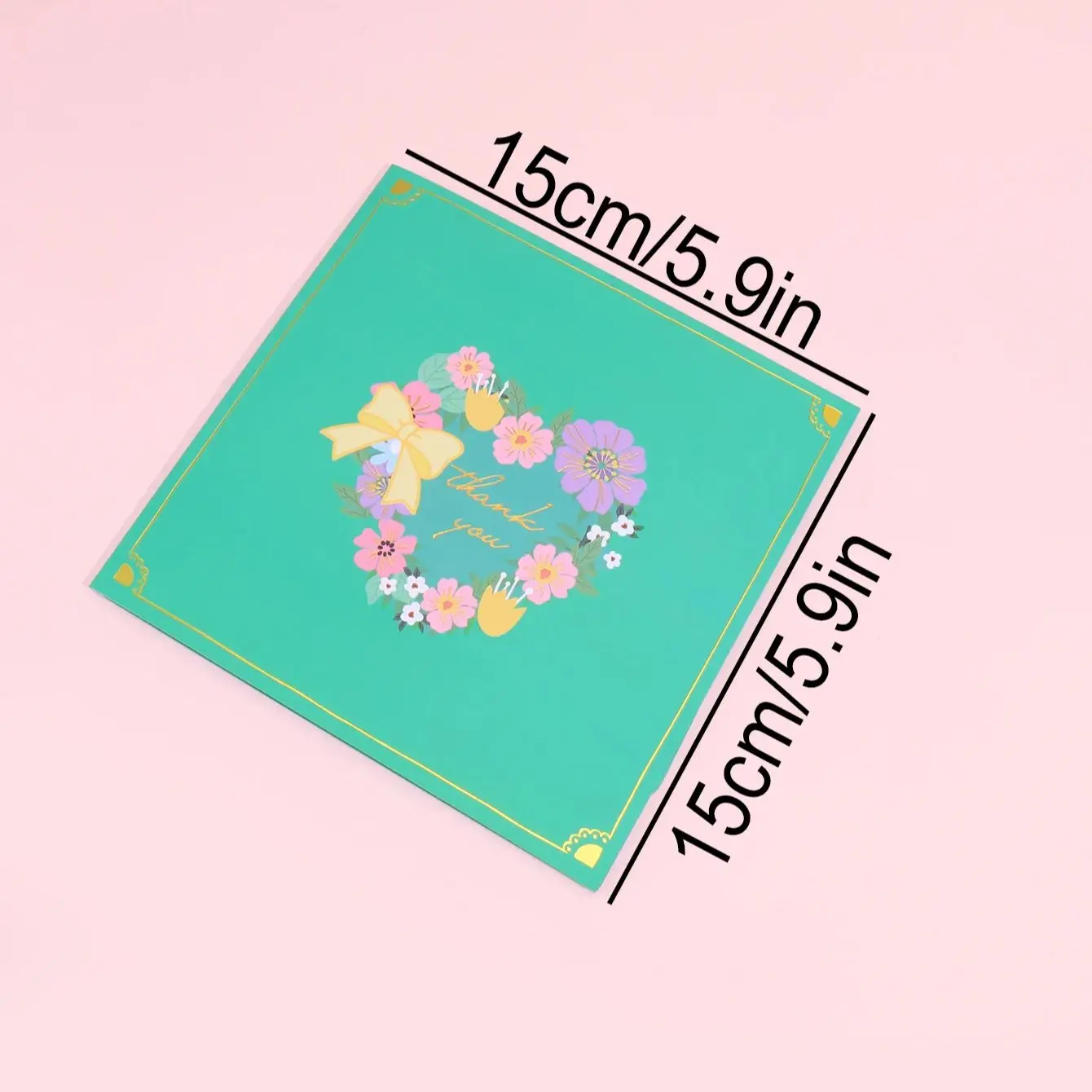 Mother's Day 3D Pop Up Card Floral Heart Design, Beautiful Paper Sculpture Greeting Card for Mom, Gift for Mother's Day,Women