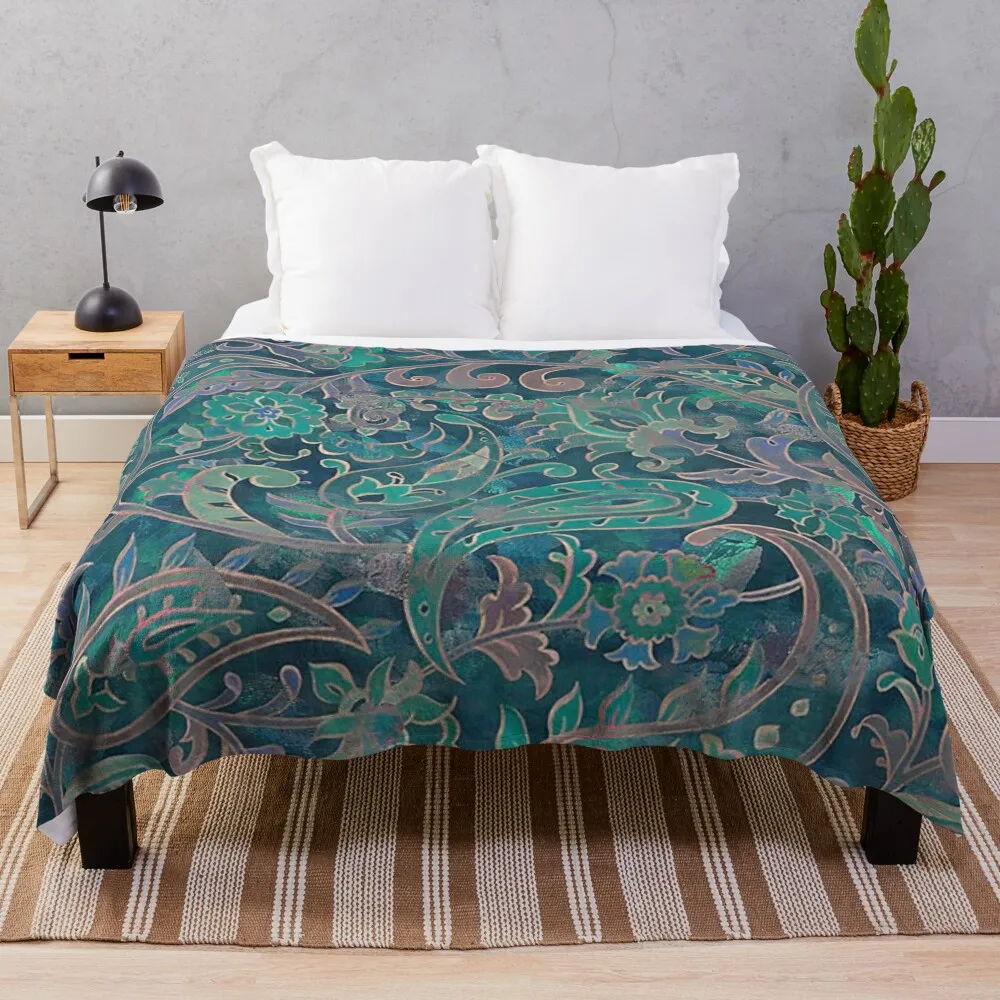 

Paisley Love! Throw Blanket Bed Fashionable Heavy christmas decoration Blankets