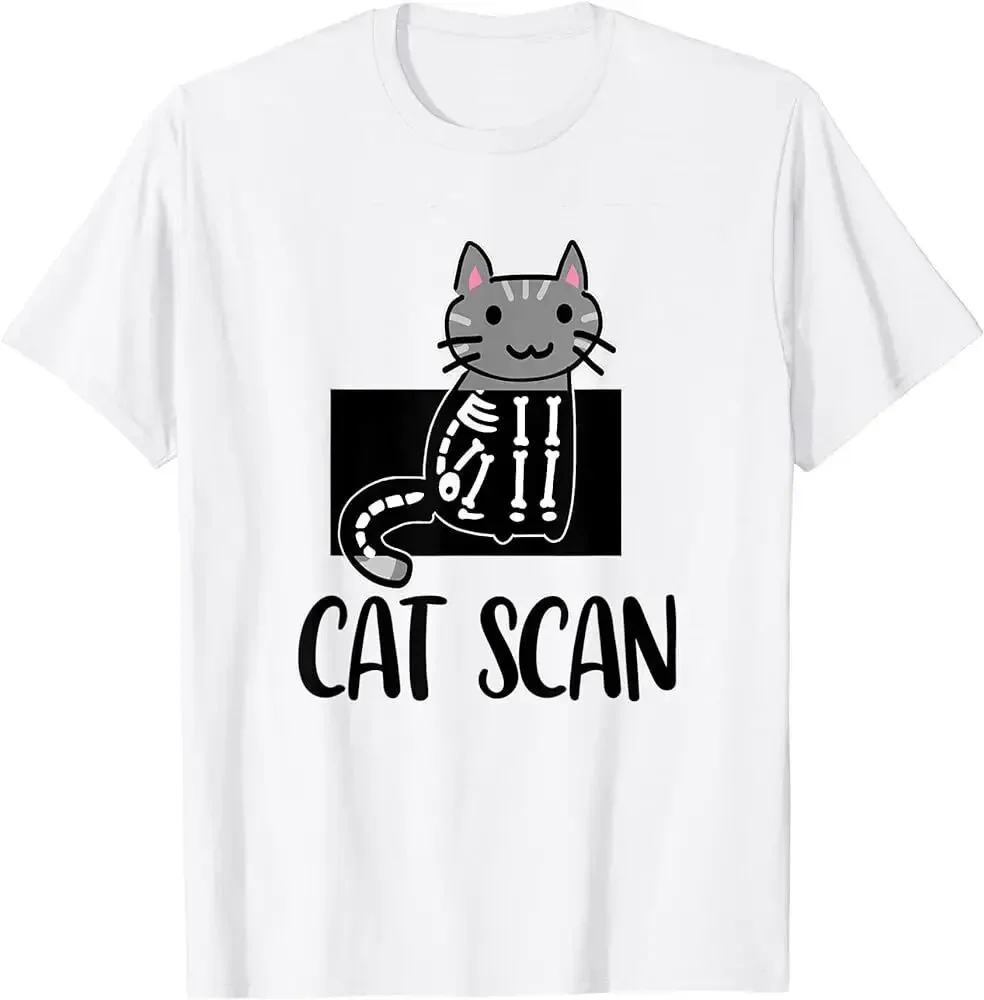 Cat Scan Funny Radiology Technologist Radiologist X-ray Tech T-Shirt long or short sleeves