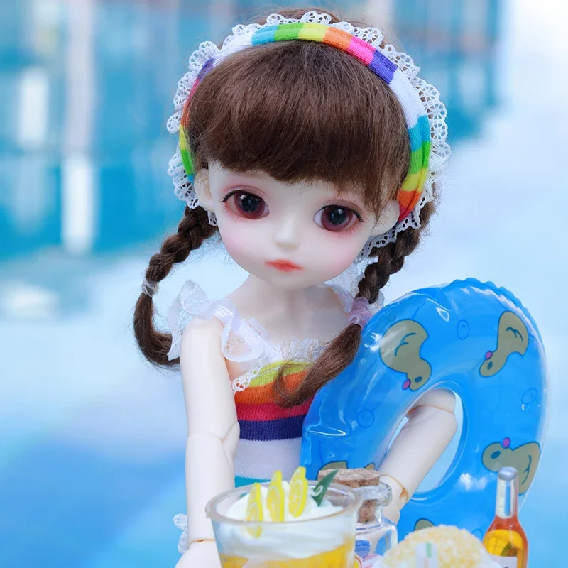 

1/6 BJD Doll LCC Miyo Girls beautiful dress Fullset Resin Kit doll for kids Surprise Gifts Birthday present YOSD SD Doll