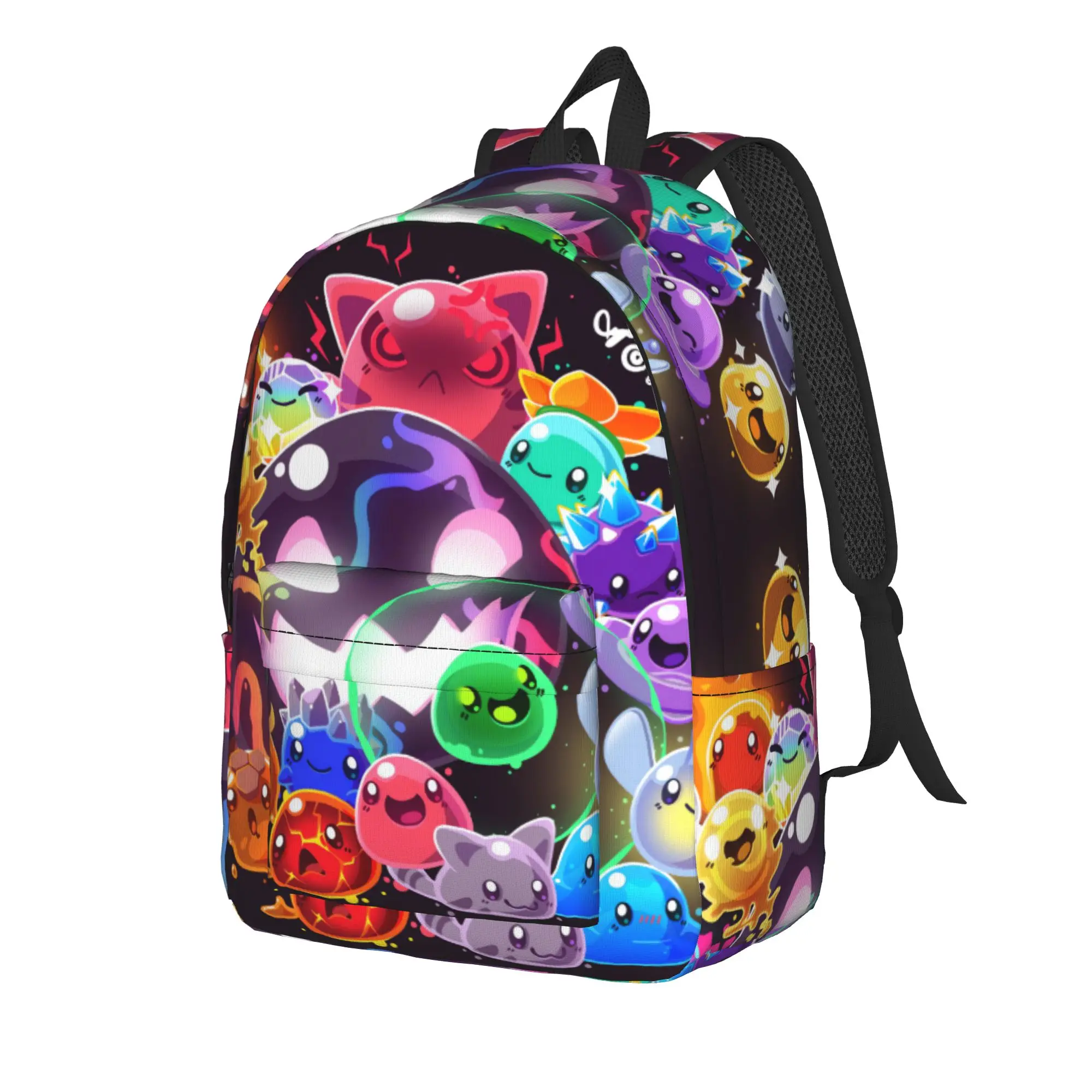 Warm Orange Slime Rancher Backpack  Aesthetic Backpacks Female University Large High School Bags High Quality Rucksack