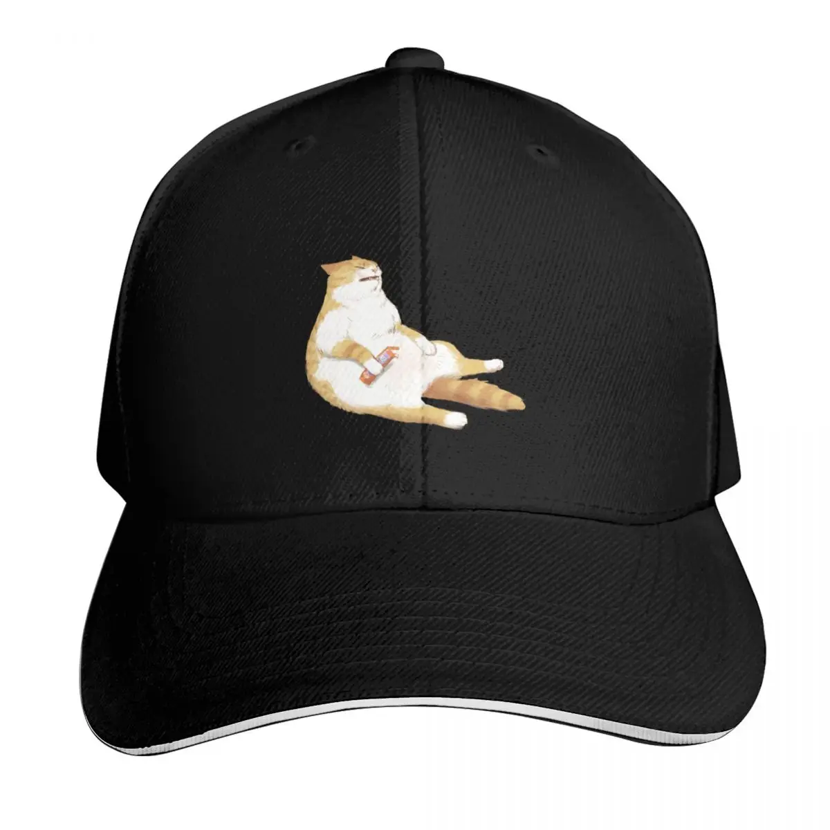 Scrungy orange cat Baseball Cap Sunhat fishing caps man Golf Hat Man fishing hat Boy Child Women's