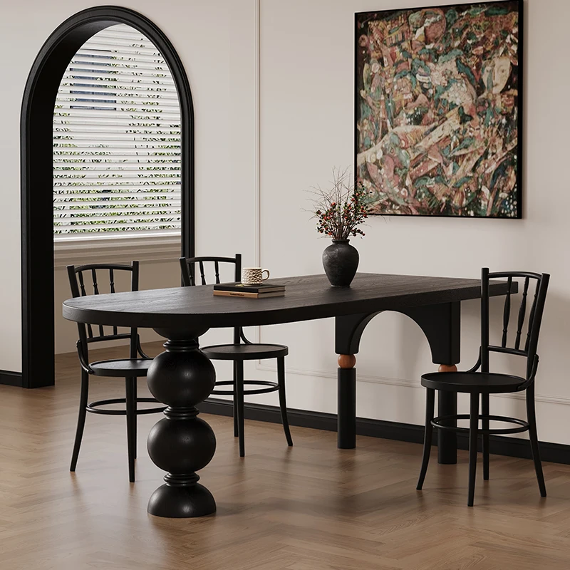 

Long Design Wooden Dining Tables Japanese Study Brown Modern Dining Tables Dinette Cuisine Muebles De Cocina Home Furniture