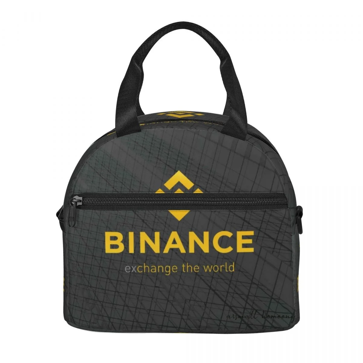 Binance Lunch Bag for Women Portable Thermal Insulated Lunch Box Picnic Multifunction Food Tote