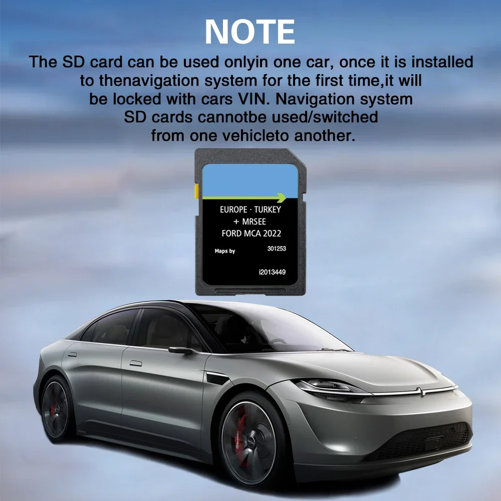 

MCA 2022 for Ford Galaxy from 2010 to 2015 SD Navigation Card GPS Update Version of Map Europe Free Delivery Cost