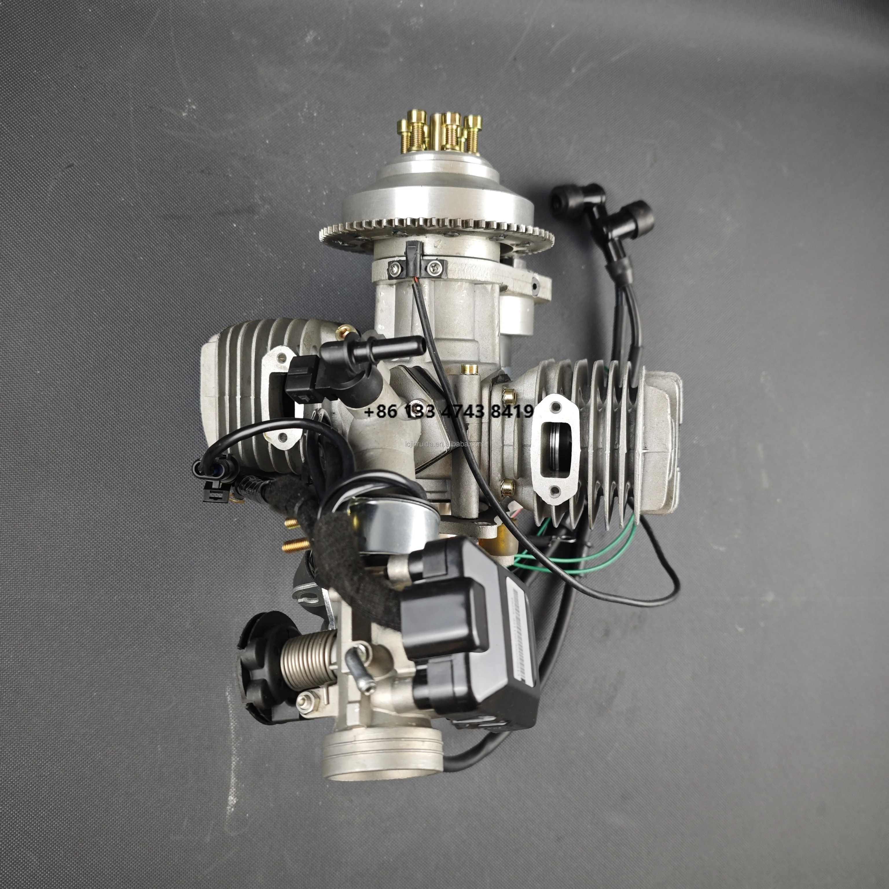 

120cc 2-Stroke Piston Engine with Electric Start and Generator for Drones and Model Aircraft
