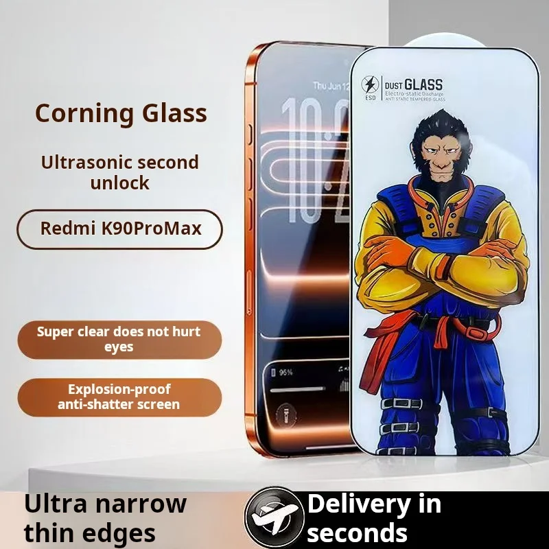 3-10pcs Tempered Glass For Redmi K90 K80 K60 K50 K 90 80 70 60 50 ProMax Ultra K70E K60E K50i Gaming Full Cover Screen Protector