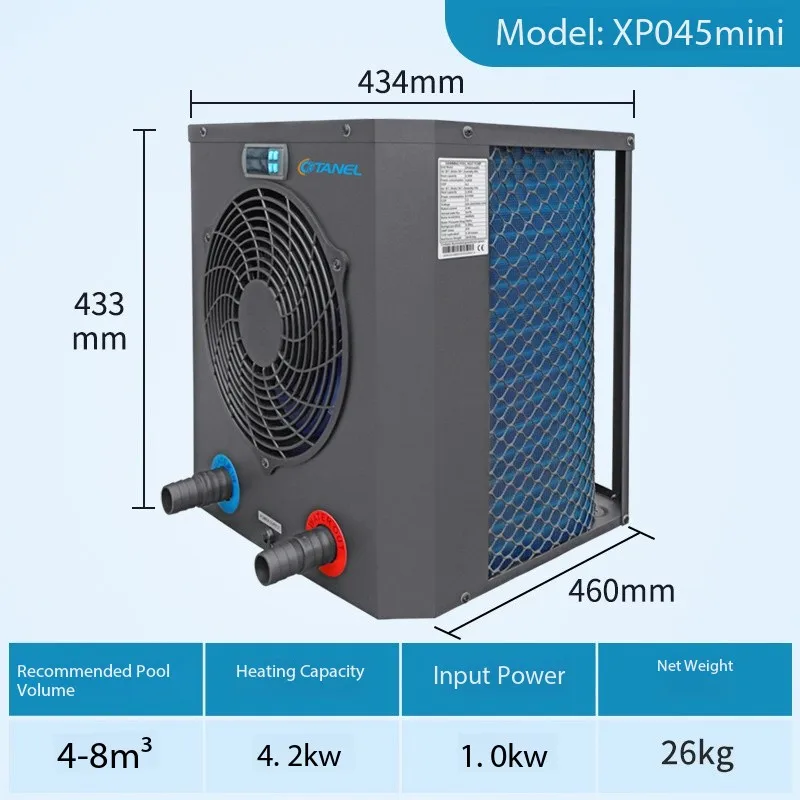 Small Household Swimming Pool Bathtub Hot And Cold Integrated Machine Dedicated Constant Temperature Heater 1000L Bathtub