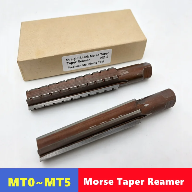 Morse taper manual reamer MT0-MT5,9Sicr  Rough and Fine combination reamer, used for manual metal deburring and hole expansion