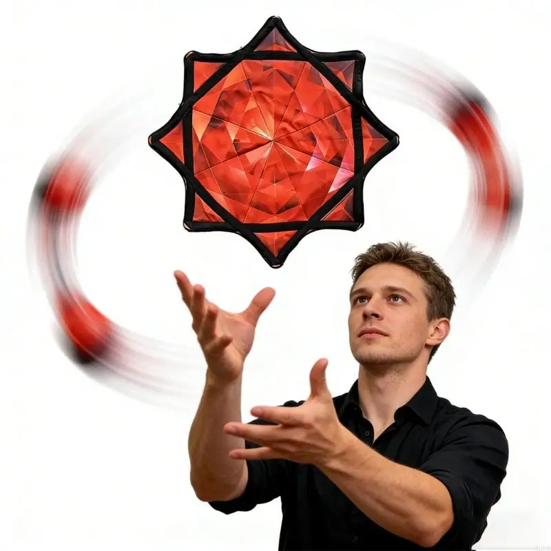 

Носовой платок для жонглирования для начинающих. Легкое обучение и быстрое освоение навыков. Танцевальный вращающийся носовой