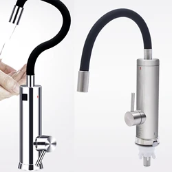 360°Instant Electric Faucet Tap Hot Water Heater LED Display Kitchen