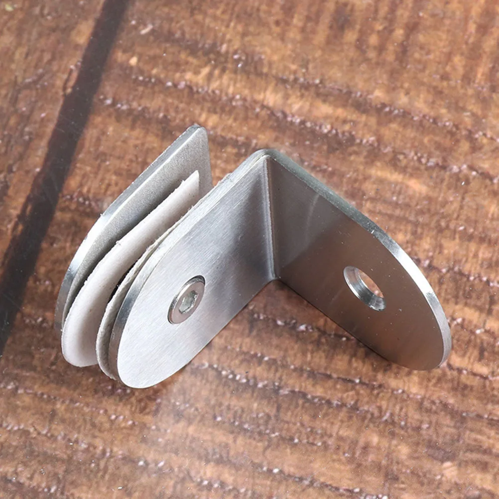 الساتان الانتهاء من الفولاذ المقاوم للصدأ الزجاج دعامة تثبيت مشبك 8-12 مللي متر نافذة الحمام المقسى الدرابزين قابل للتعديل مايكرو المسمار تحديد