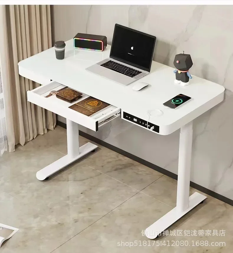 Modern Electric Stand Up Desk Workstation Desktop Ergonomic Height Adjustable Standing Desk Computer Desk for Home Office Table