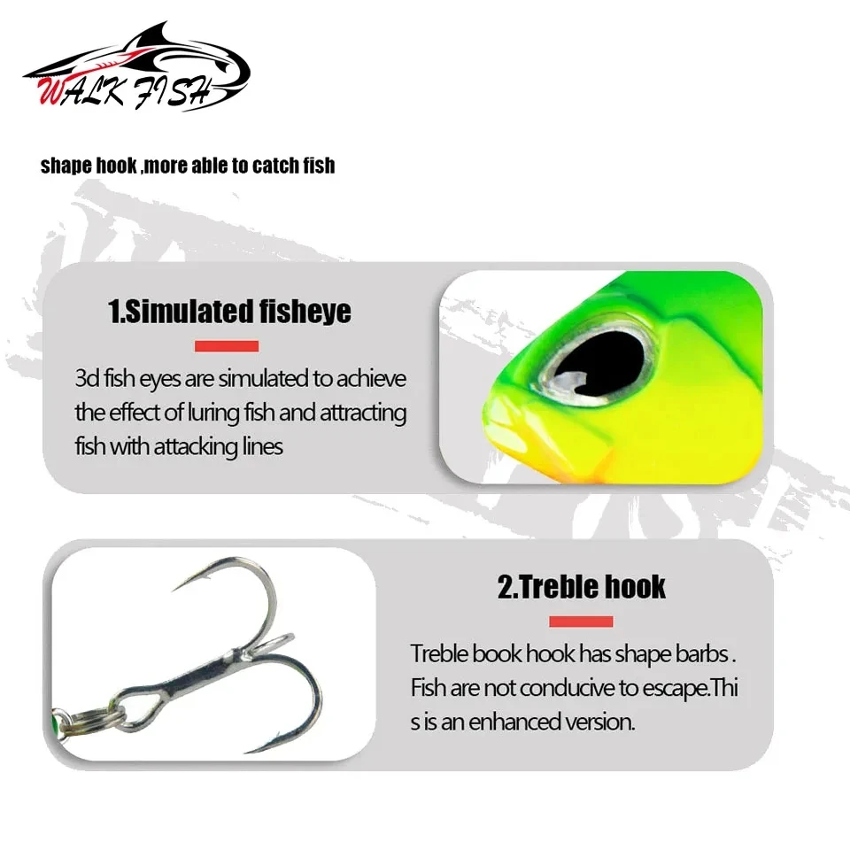 WALK FISH Tractor Cebo giratorio VIB – Cuchara dura para pesca - imagen 2