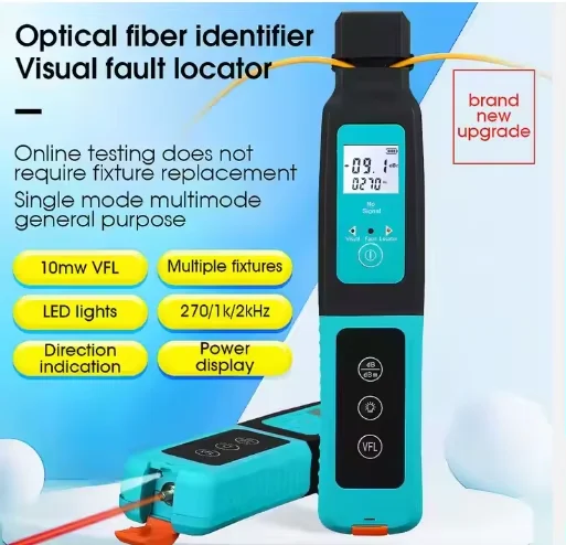 AUA-40/C40  Led Light All-in-one Machine Fiber Signal Identification Instrument Fiber Identifier Visual Fault Locator