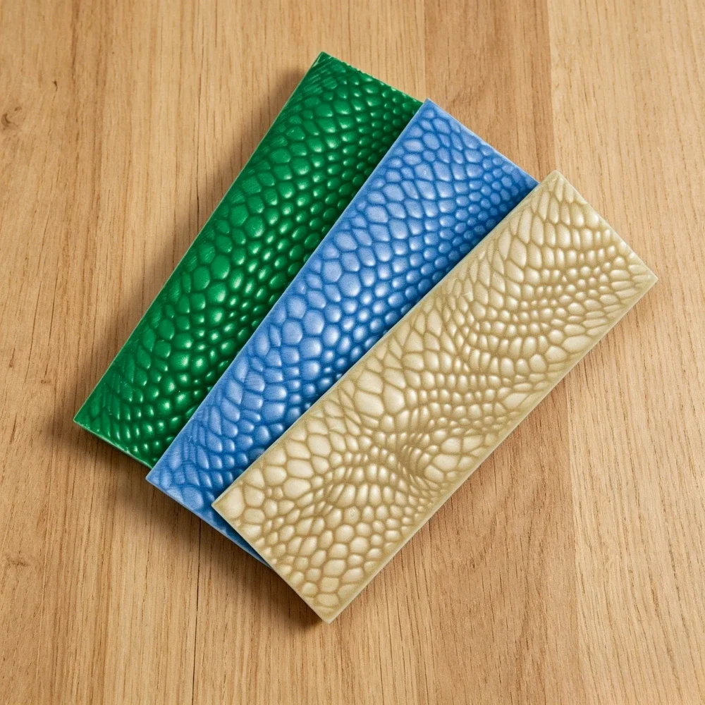 Scale Pattern Design Resin Board 3 Specifications DIY Outdoor Knife Handle Making Materials 1 Piece Handle Patch