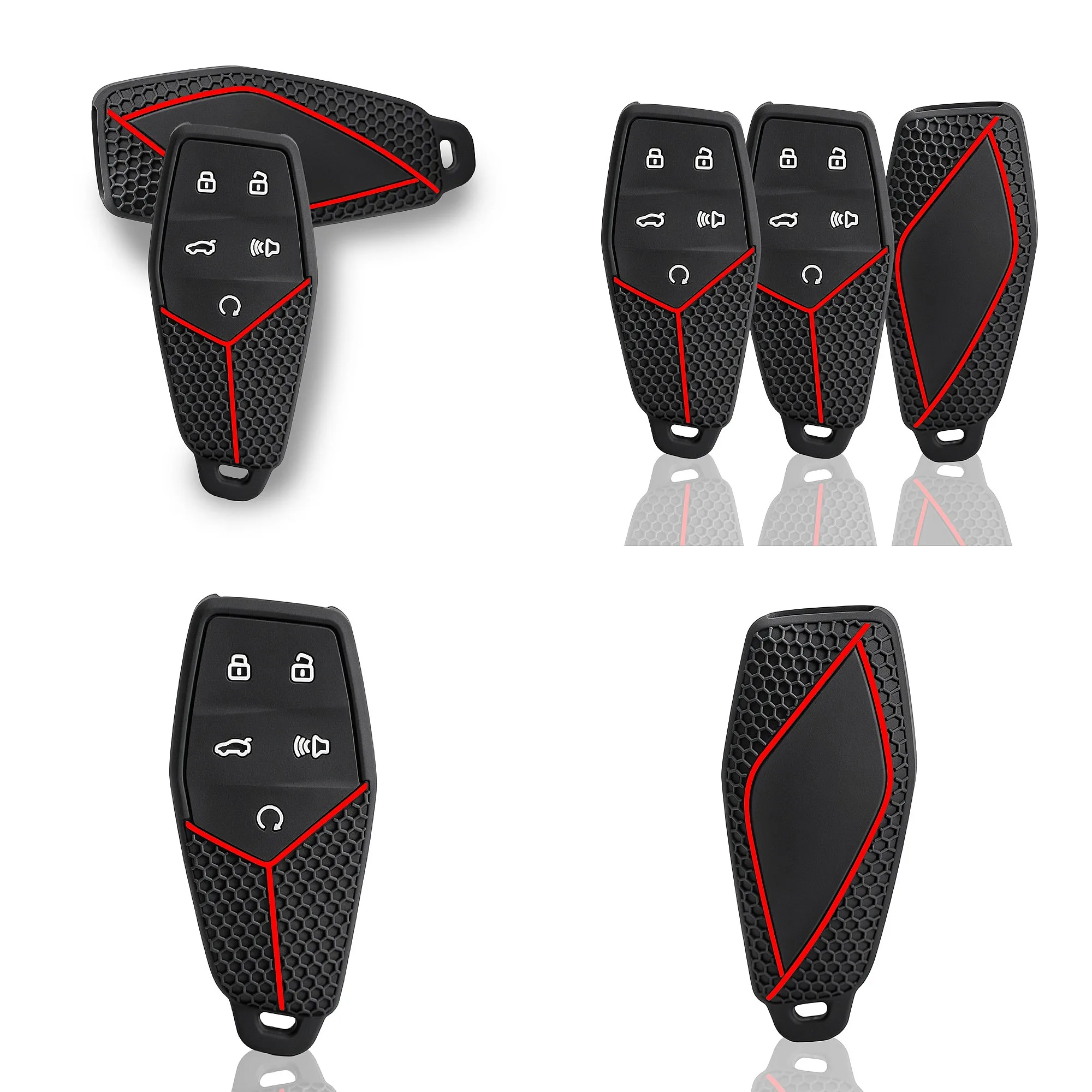 Car Key Fob Cover for MG One 2022-2024 Silicone Remote Key Shell Protection Case Holder
