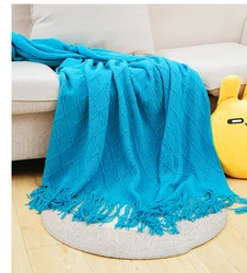 150*200cm fashionable new lunch break blanket/leisure blanket/travel blanket Comfortable soft authentic golden mink wool