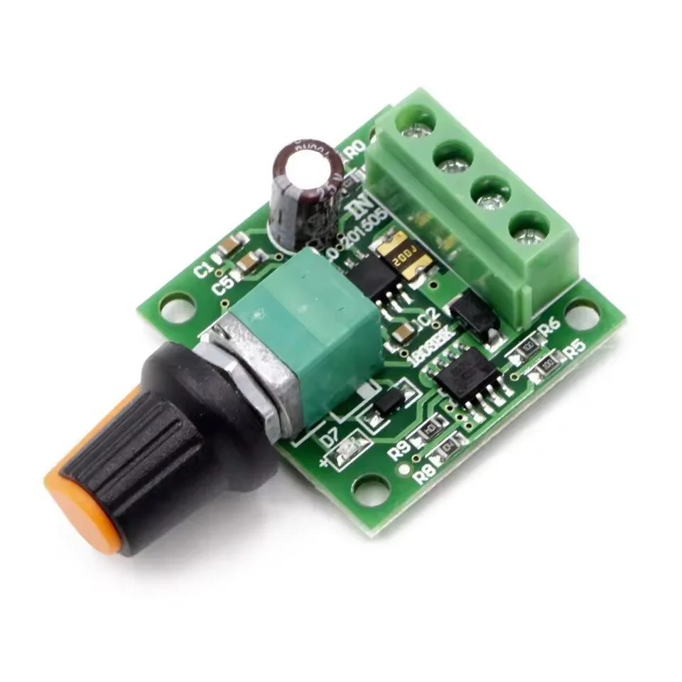 1-10Pcs DC 1.8V 3V 5V 6V 12V 2A PWM Motor Speed Controller Low Voltage Motor Speed Controller PWM 0~100% Adjustable Drive Module