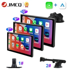 JMCQ 7/9/10 Carplay Monitor Car Smart Screen multimedia Video player Wireless Carplay Android Auto Car Radio MP5 GPS AUX 2Din
