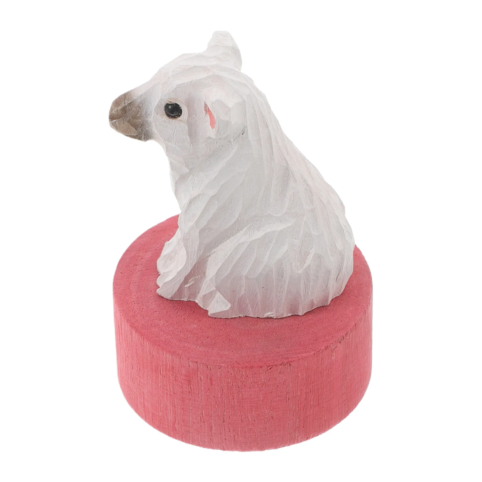 

Adorable Sheep Pencil Sharpener Wooden Build Portable Mini Manual for Art Projects and School Student Present