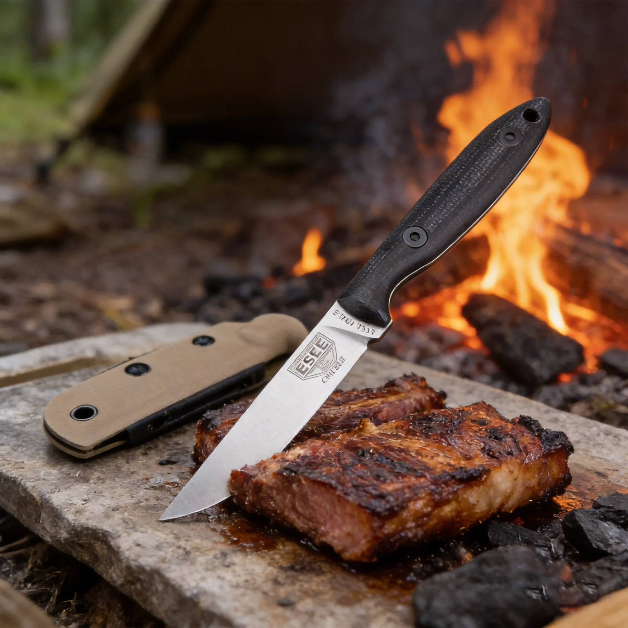 Outdoor camping linen handle h - Edc Carry Fixed Blade Knife recension och pris