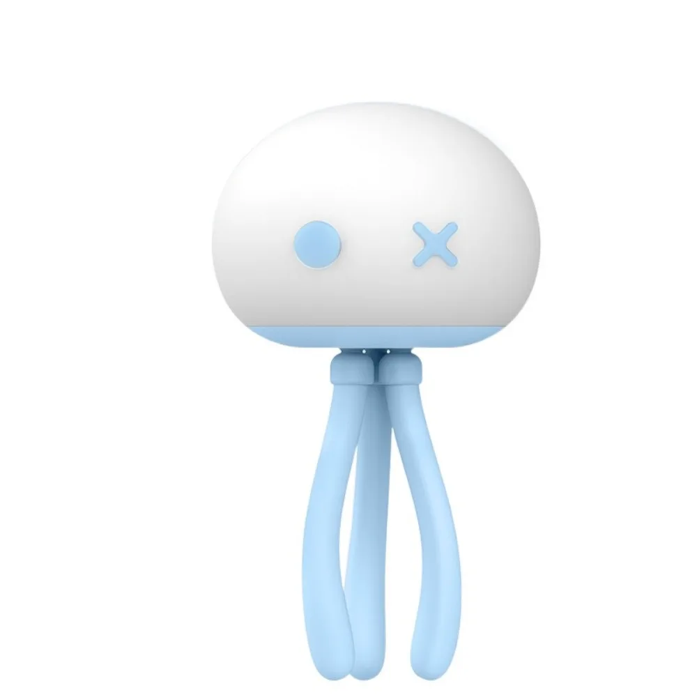 

Deformable Silicone Jellyfish Night Light Touch Dimming Eye Protection LED Jellyfish Lamp 3 Color Light Adjustable Brightness