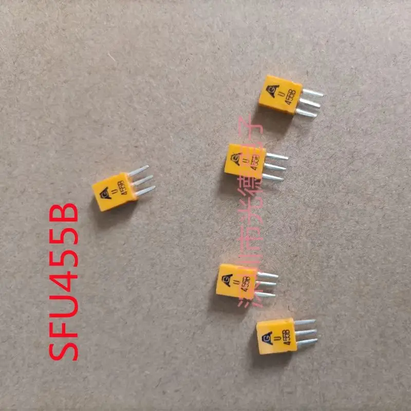 50PCS/ new ceramic filter SFU455B 455K remote control crystal oscillator radio special filter tripod