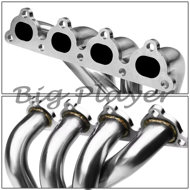 لسيارة الفولاذ المقاوم للصدأ رأس مشعب العادم لهوندا 88-00 ل سيفيك D16 EX LX DX CX VX HX EH28012 #2