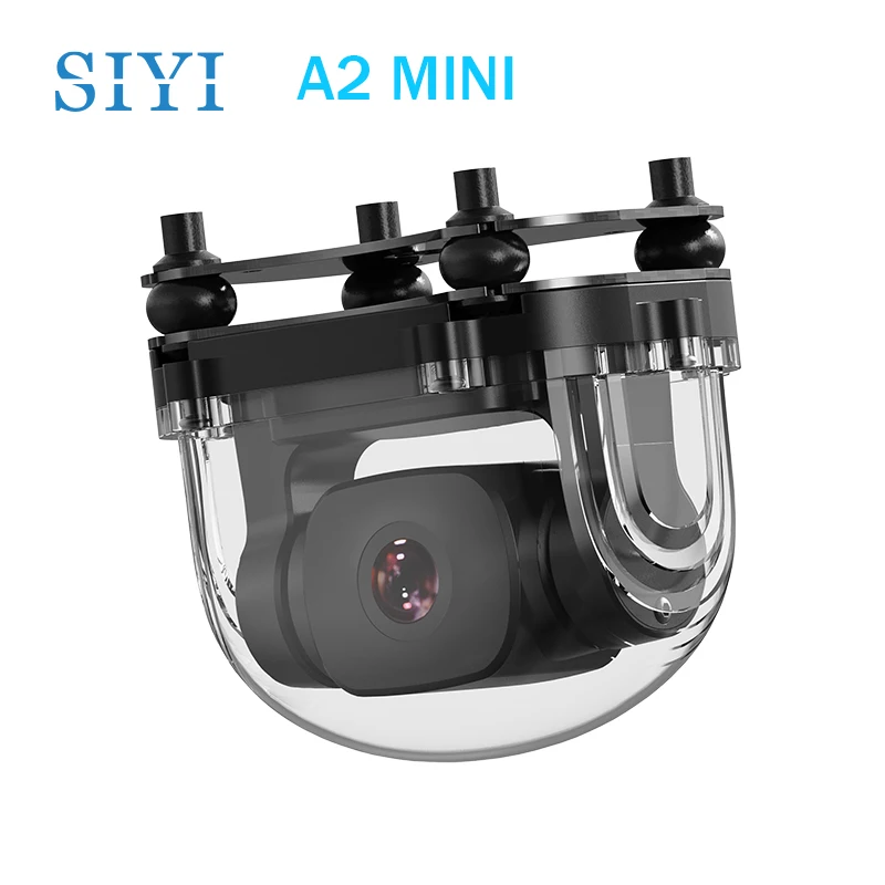 SIYI A2 mini Ultra Wide Angle FPV Gimbal Single Axis Tilt with160 degree FOV 1080p Starlight Camera Sensor IP67 Waterproof