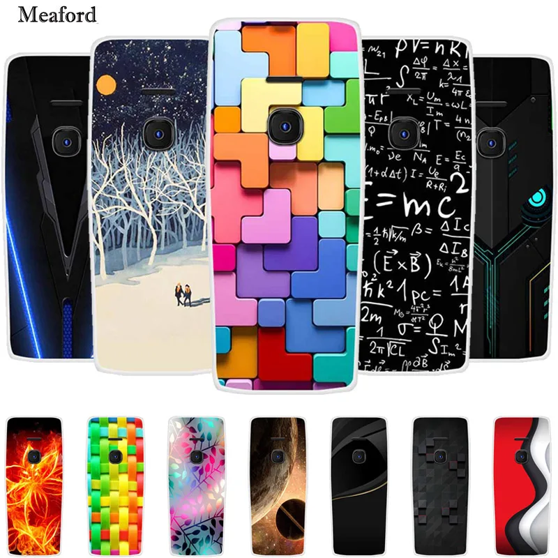 For Nokia 8210 4G Case Ray Soft Silicone TPU Phone Back Cover Cases for Nokia8210 4G Funda TA-1507 Clear Light Lines Color Coque