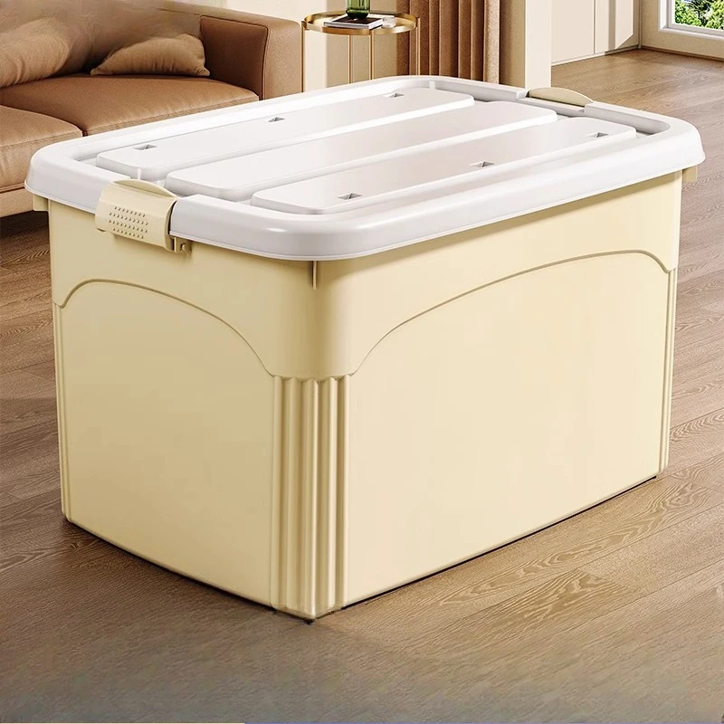 

Extra Large Thick Durable Collapsible Storage Box Clothes Blanket Organizer Toy Storage Bin Lidded Stackable Home Closet