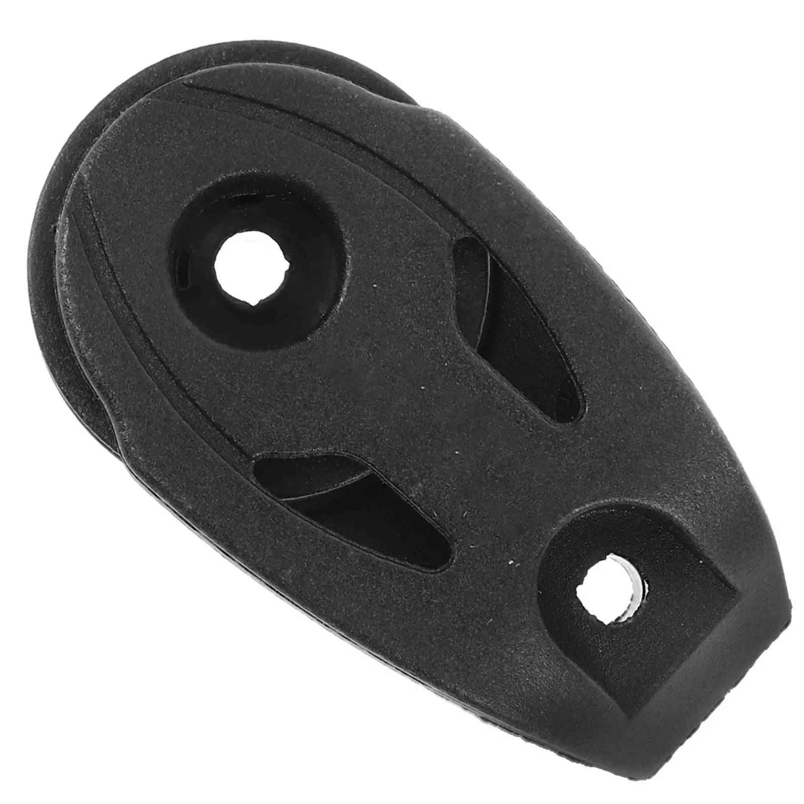 Bloque de polea de nailon individual, cabezal de rotación resistente para vela, canotaje, tienda de caza, polea de elevación, accesorios de grúa