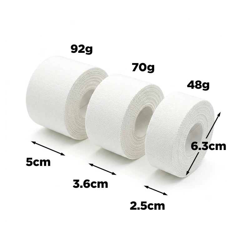 2.5/3.6/5cm Waterproof Cotton Premium Lash Adhesive Tape 9.1Meter Sport Binding Physio Muscle Elastic Bandage Strain Injury Tape