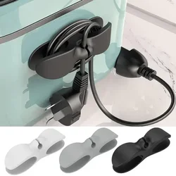 No Trace Plug Cord Winder Power Cable Organizer Household Wire Management Fixer For Kitchen Storage Tool