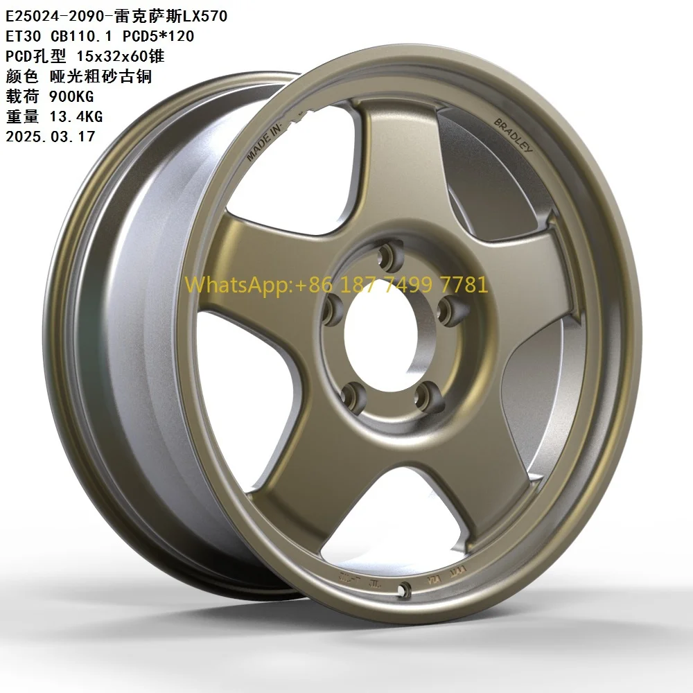 

Customized for . Hilux . Pickup Truck 4x4 Off-Road Wheels 6x139.7 Forged Aluminium Alloy New 100mm for Gladiator Grand