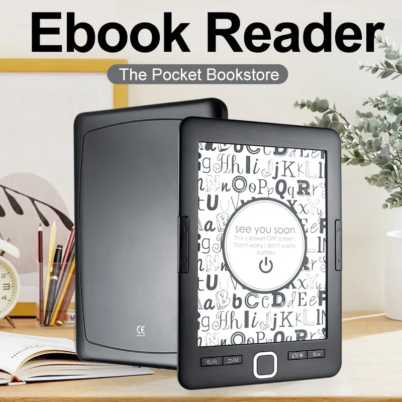 For BK6033 Front light ink screen electric paper book reader reading review e-book novel Ebook Reader
