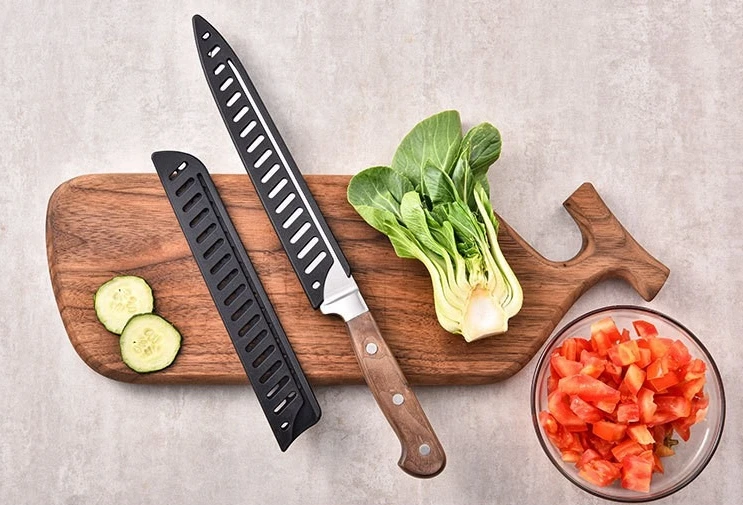 Kitchen Knife Sheath Black Plastic Knife Covers Knife Blade Protector Cover Guards Case Kitchen Accessories кухонні аксесуари