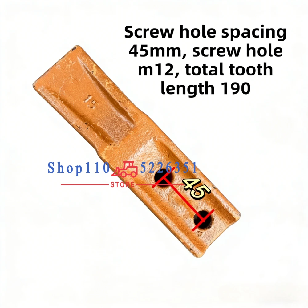 Micro-digging Screw Bucket Teeth Excavator Accessories Parts Mini