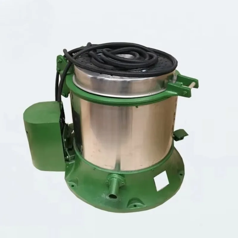 Stainless steel centrifugal dryer with temperature control
