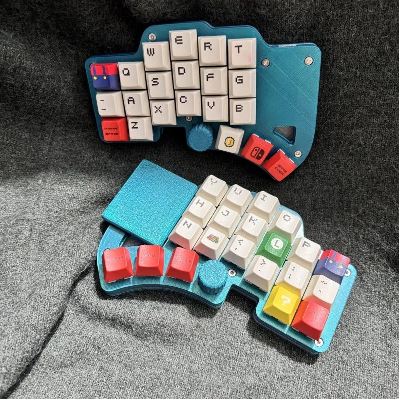 Dilemma 4X6 Circulaire Touchpad Split Keyboard Kit Aangepaste Hot Swappable Knop Bedraad RGB Gaming Keyboard Ondersteunt Ergonomische VIAL