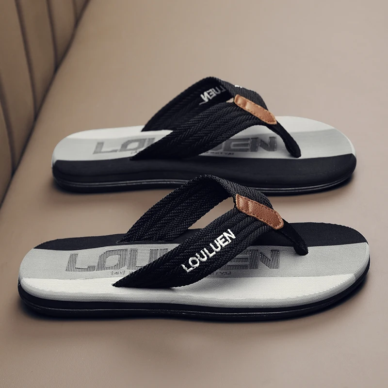 شباشب رجالية، شباشب رجالية عالية الجودة رائجة البيع، شباشب شاطئ صيفية مضادة للانزلاق، عصرية للرجال، قابلة للتنفس، ج